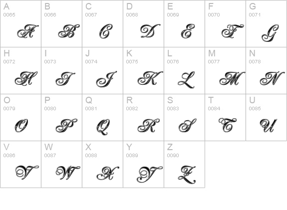 Great Circus Clean Bold uppercase A-Z preview