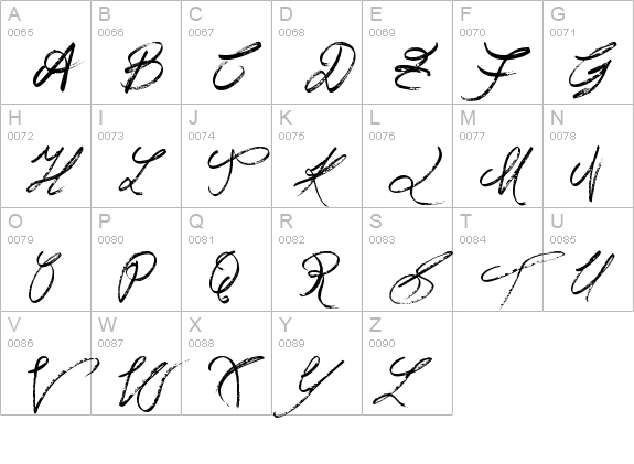 Great Stuff uppercase A-Z preview