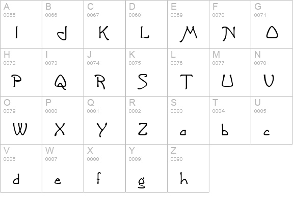 Greeting uppercase A-Z preview