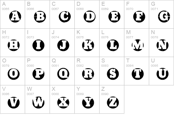 GridConcreteLogoable uppercase A-Z preview