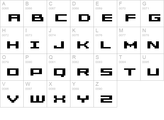 Grixel Acme 5 Wide Bold Xtnd uppercase A-Z preview