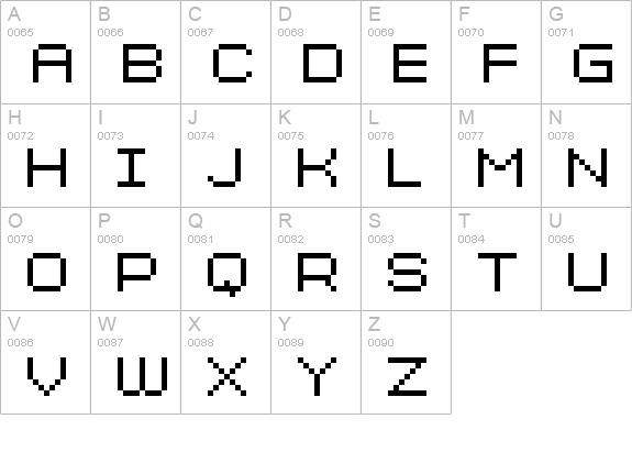 Grixel Kyrou 7 Wide uppercase A-Z preview