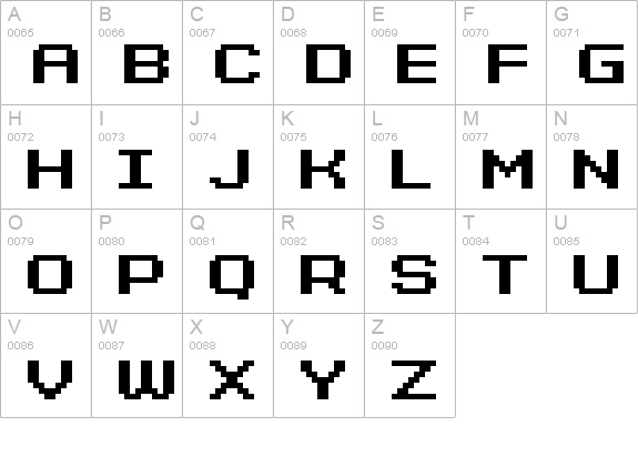 Grixel Kyrou 7 Wide Bold Xtnd uppercase A-Z preview