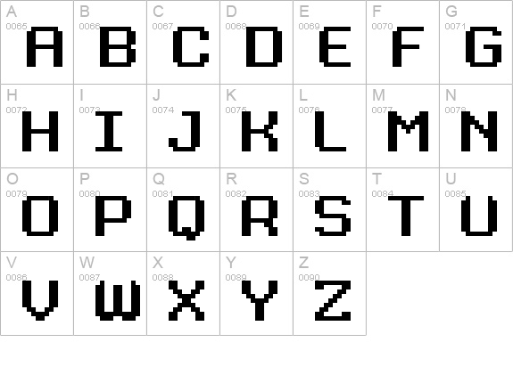 Grixel Kyrou 9 Regular Bold Xtnd uppercase A-Z preview