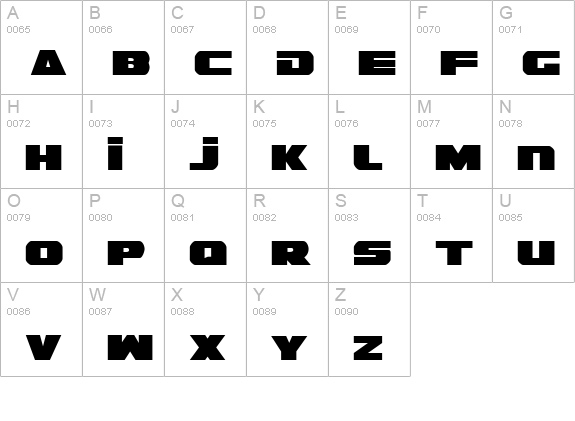 Guardian Expanded uppercase A-Z preview