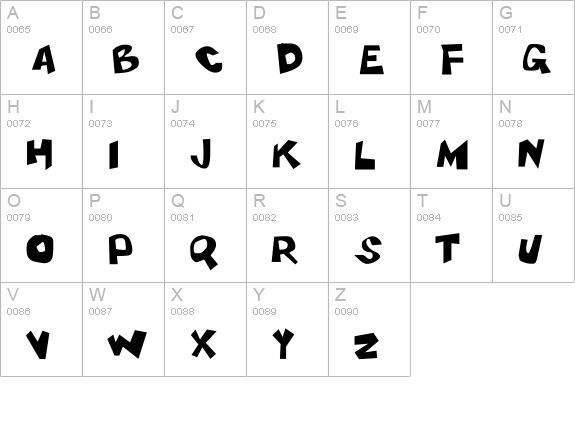 Gubernaculum uppercase A-Z preview