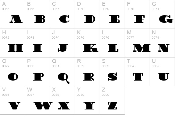 Guinness Extra Stout NF uppercase A-Z preview