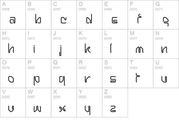 Hairpin uppercase A-Z preview