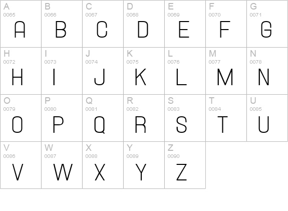 Hallandale Text JL uppercase A-Z preview