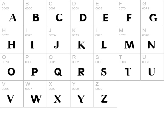Halvar uppercase A-Z preview