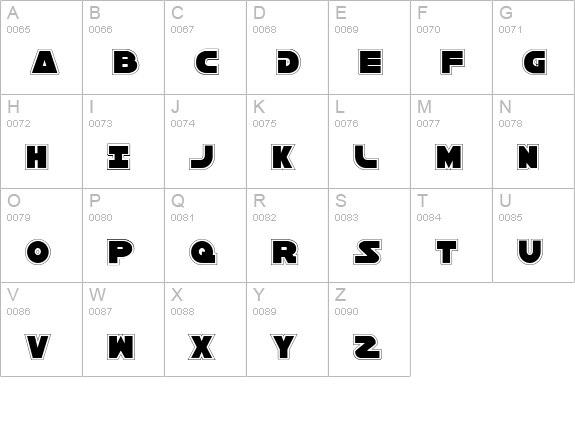 Han Solo Pro uppercase A-Z preview