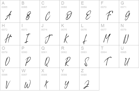 Handmade Full Of love uppercase A-Z preview