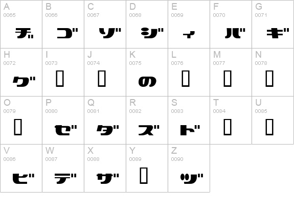 happy frame uppercase A-Z preview