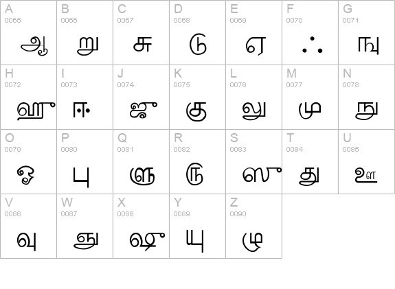 Happyday-Normal uppercase A-Z preview