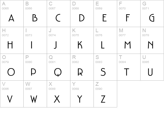Hardwood LP uppercase A-Z preview