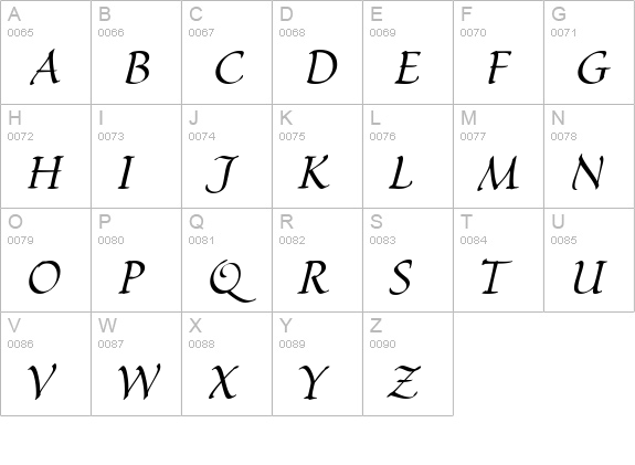 HavixHmkBold uppercase A-Z preview
