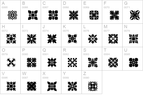 Hawaiian Quilt1 uppercase A-Z preview