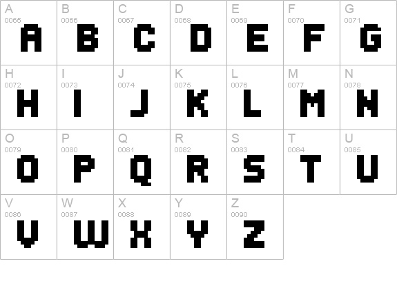 header 08_65 uppercase A-Z preview