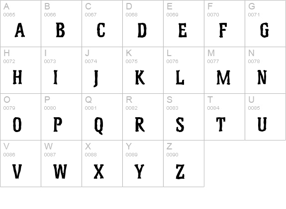 HeliumAntique-Bold uppercase A-Z preview