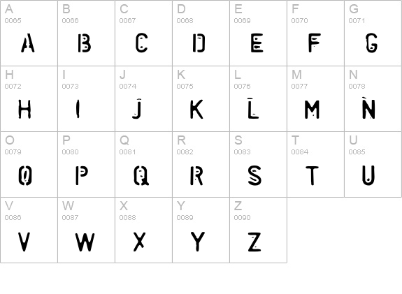 Helix uppercase A-Z preview