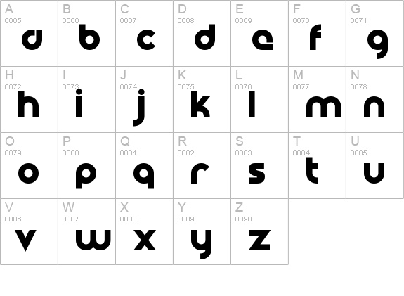 Hello Angel
 uppercase A-Z preview