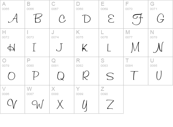 Helmsley Regular uppercase A-Z preview