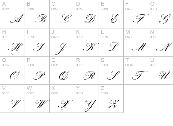 Hobson-Regular uppercase A-Z preview