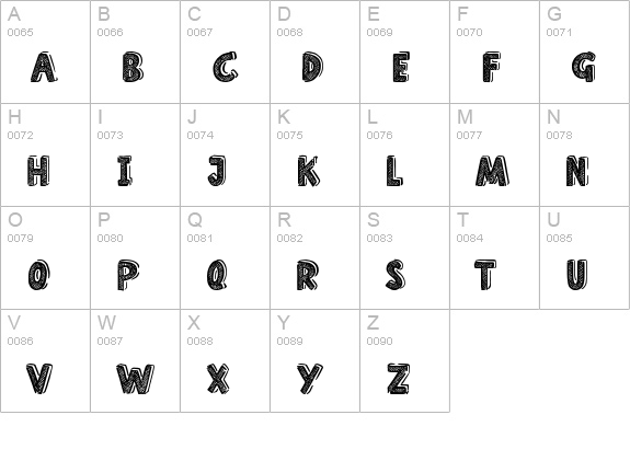 Home School uppercase A-Z preview