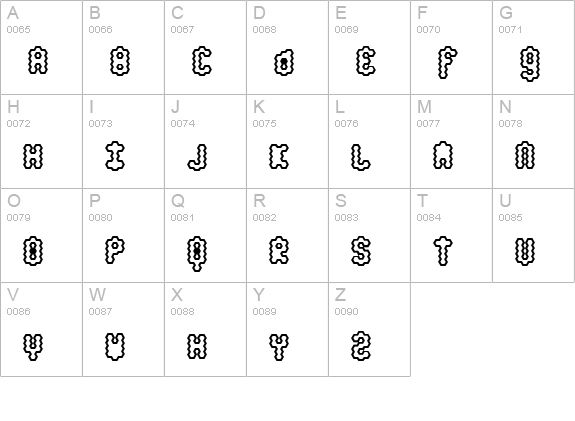 honey Ultra uppercase A-Z preview