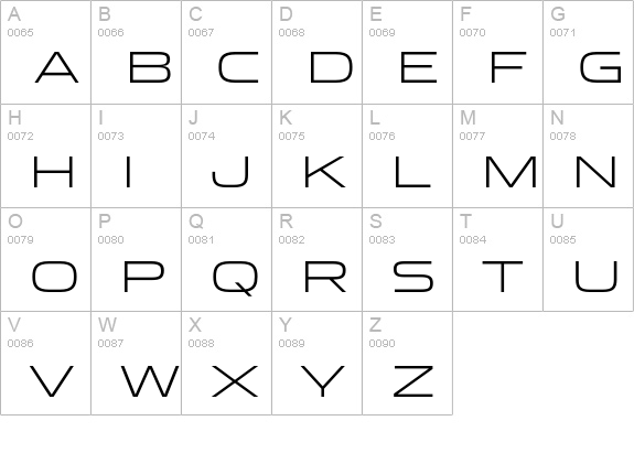 HouseMovements-Runway uppercase A-Z preview
