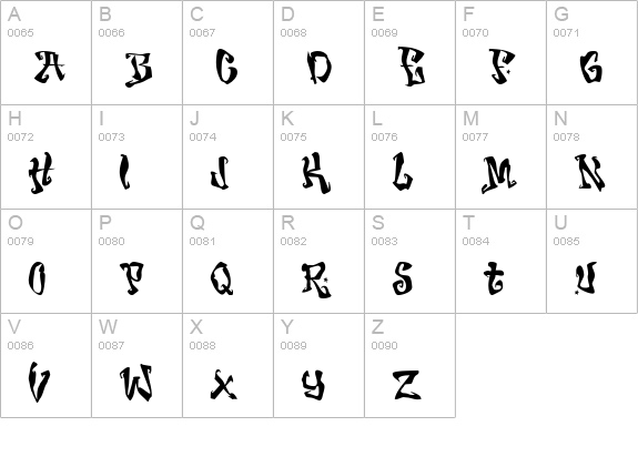 HouseParty uppercase A-Z preview