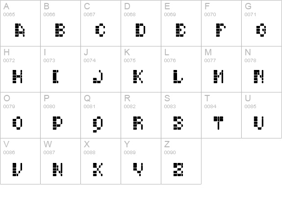 HypercellRNA uppercase A-Z preview