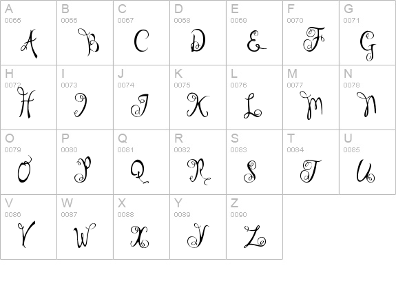 I'm Bored uppercase A-Z preview