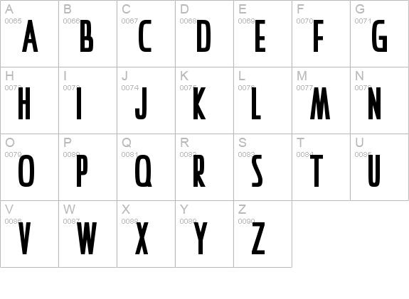 I Am Awake
 uppercase A-Z preview