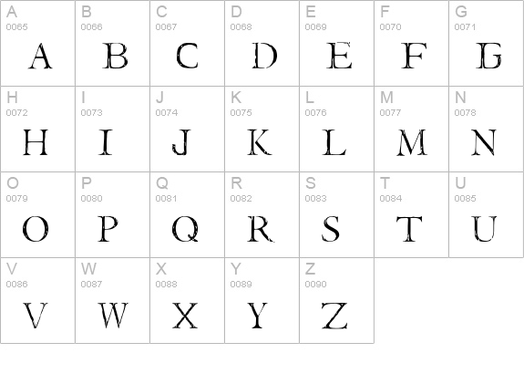 I Still Know uppercase A-Z preview