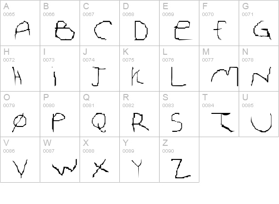 I Think Im Turning Japanese uppercase A-Z preview
