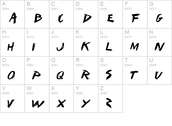 I Want My TTR! uppercase A-Z preview