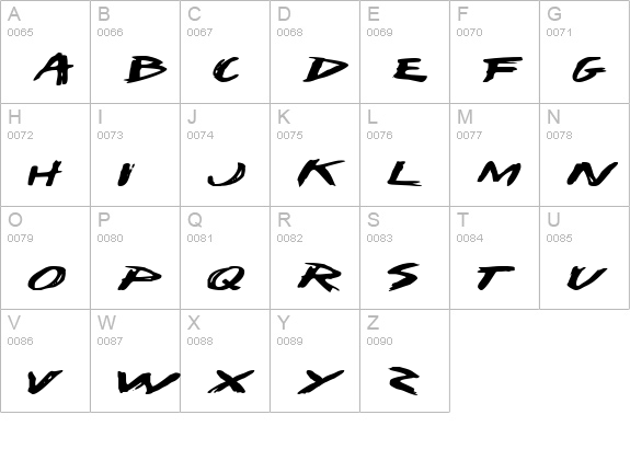 I Want My TTR! (Expanded) uppercase A-Z preview