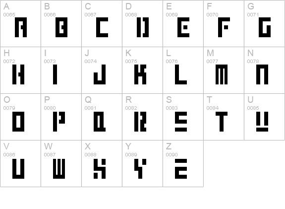 I2koukaku e uppercase A-Z preview
