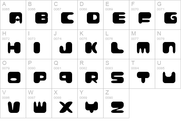 I2Viï¿¿amintableï¿¿ E uppercase A-Z preview