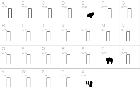 I2Viï¿¿amintableï¿¿ J uppercase A-Z preview