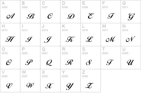 Iballantines-Bold uppercase A-Z preview
