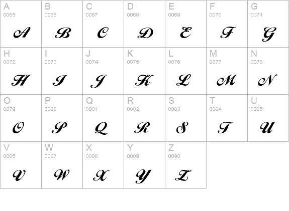 Iballantines-Heavy uppercase A-Z preview