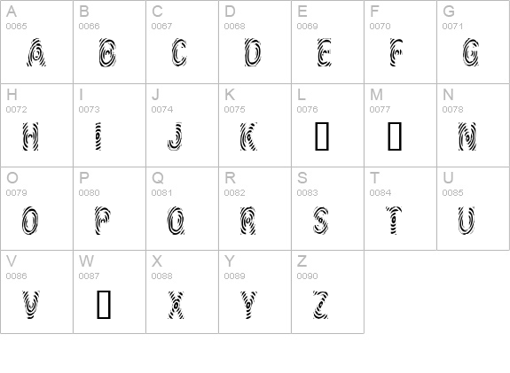 ID SupernovaSW uppercase A-Z preview