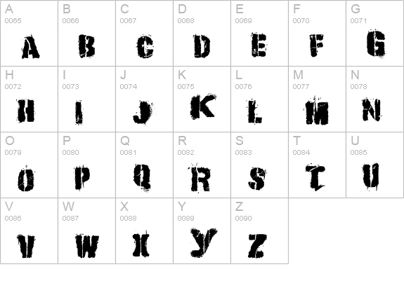 If uppercase A-Z preview