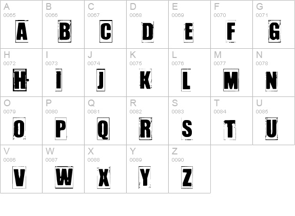 IKHIOOGLA3 uppercase A-Z preview