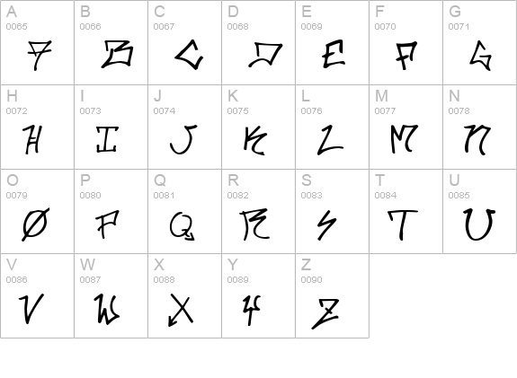 ill.skillz wildstyle uppercase A-Z preview