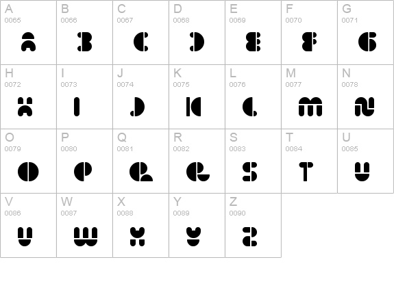 impulse of heart uppercase A-Z preview