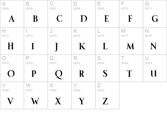 IndisposeSmallCaps-Bold uppercase A-Z preview