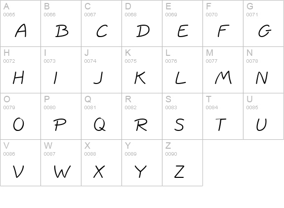 Informa SSi uppercase A-Z preview
